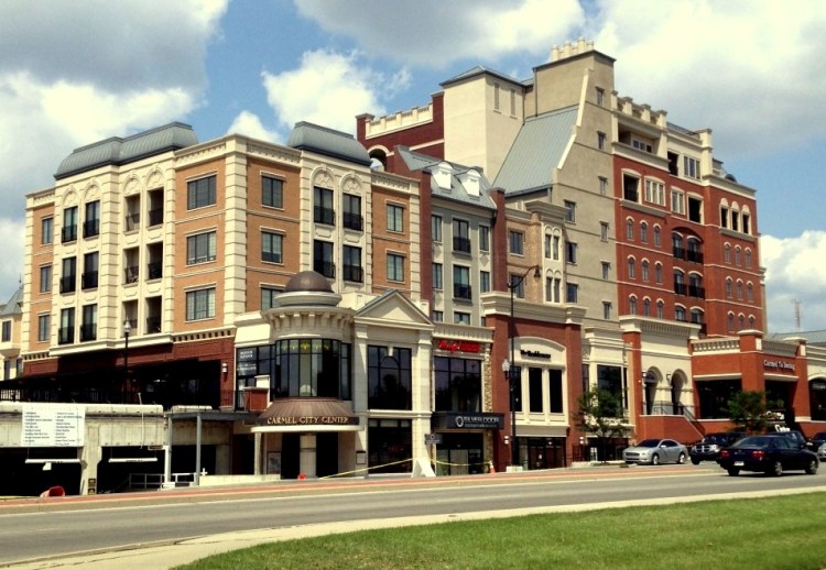 The Carmel City's main shopping center