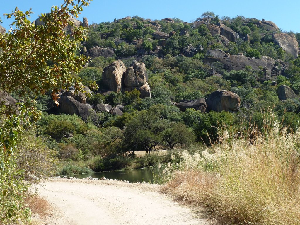 Typical African scenery in Zimbabwe