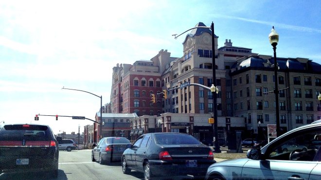 Traffic at the city center