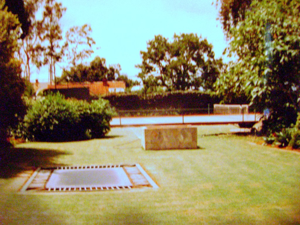 The garden and court at our home